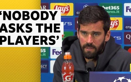 Maybe our opinion doesn't matter - Alisson