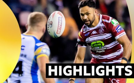 Seven-try Wigan brush aside Leeds