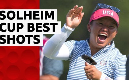 Watch Solheim Cup's best shots as USA beat Europe in thriller