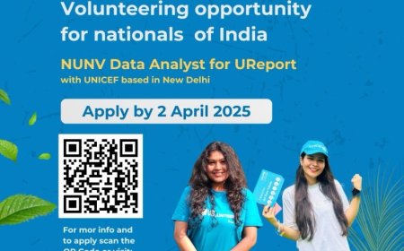 National UN Volunteer Data Analyst for U-Report at UNICEF India (Onsite, Paid, 12-Month Assignment)