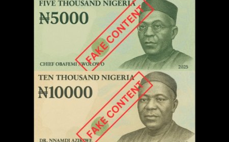 CBN declares report on N10,000, N5,000 banknotes as fake