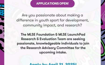 Now Accepting Applications: Join the MLSE LaunchPad Research Advisory Committee