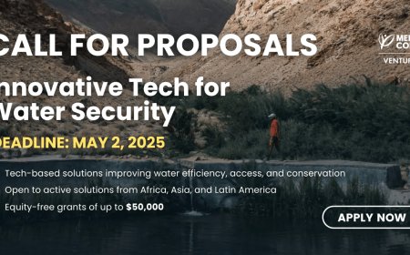 Call for Proposals: Innovative Tech for Water Security