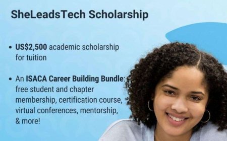 Apply for the 2025 SheLeadsTech Scholarship for Women in Cybersecurity – $2,500 + Career Development Bundle
