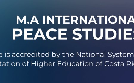 Admissions Open: M.A. in International Peace Studies | University for Peace