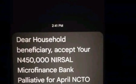 Duk Wanda Yaga antura masa kalar sakon dake Jikin Hoton Nan a wayarsa kada ya Kuskura Ya Shiga Link Din dake Cikin Sakon | Karanta Cikakken bayanin Yadda Zaka Kare Kanka daga Sharrin 'Yan Damfar Yanar Gizo