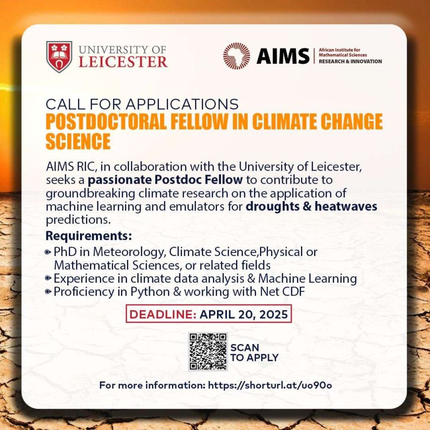 Fully-Funded PhD Scholarships for The Climate Change Resilient Equitable Healthy Cities in Africa (CLARITY-Africa) Project