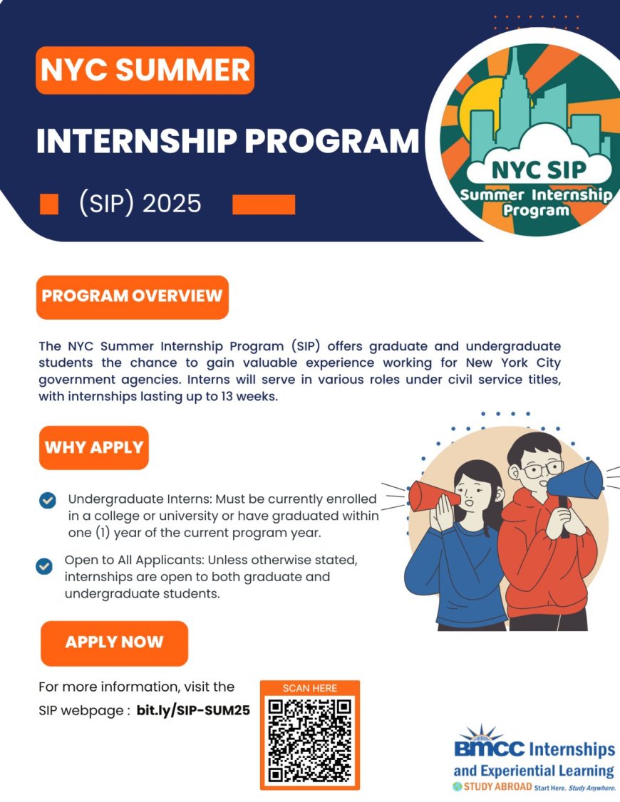 NYC Summer Internship Program (SIP) – A Valuable Opportunity for Students