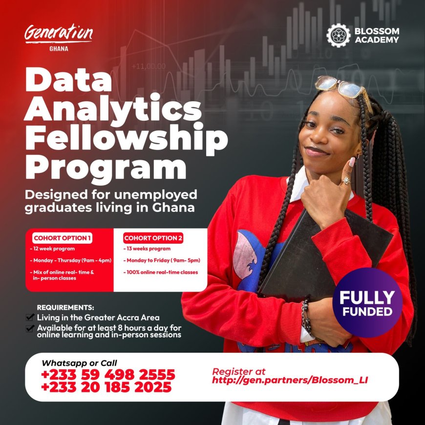 Exciting Opportunity: Fully Funded Data Analytics Fellowship Program in the Greater Accra Area