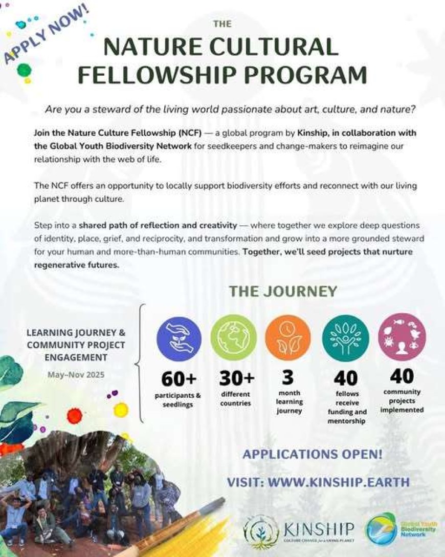 Nature Cultural Fellowship (NCF) 2025: Support for Art-Led Ecological Healing Projects