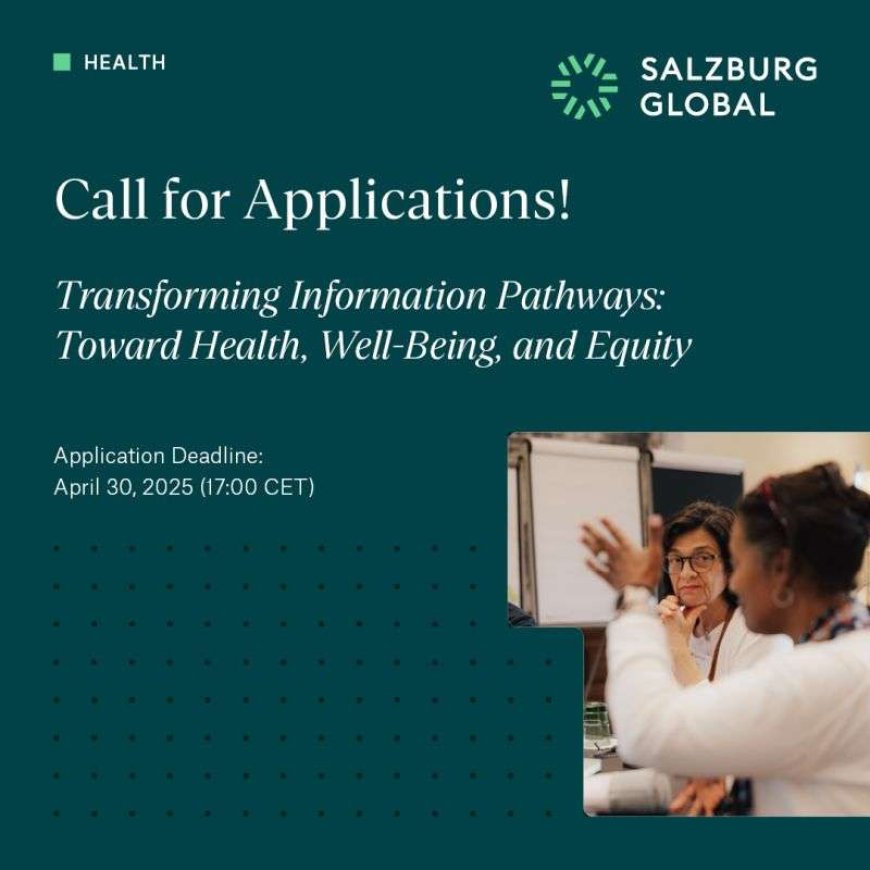 Health and Health Care Innovation Program 2025 – In-Person & Virtual Opportunity for Global Health Advocates and Innovators